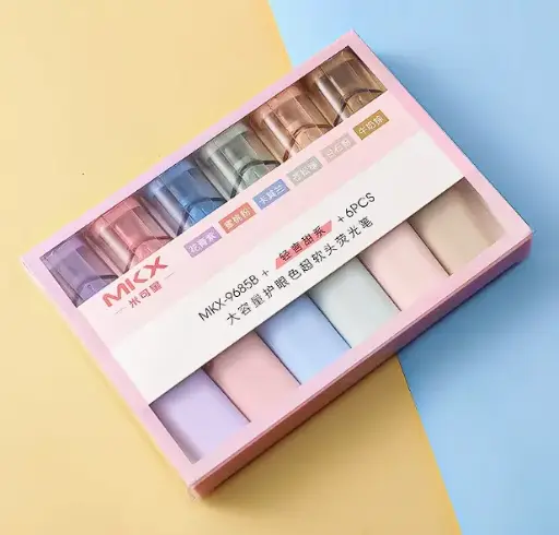 Resaltadores pastel