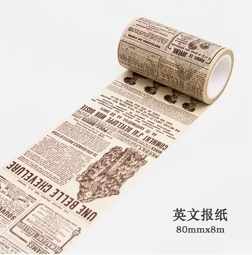 Washi periódico y escritura