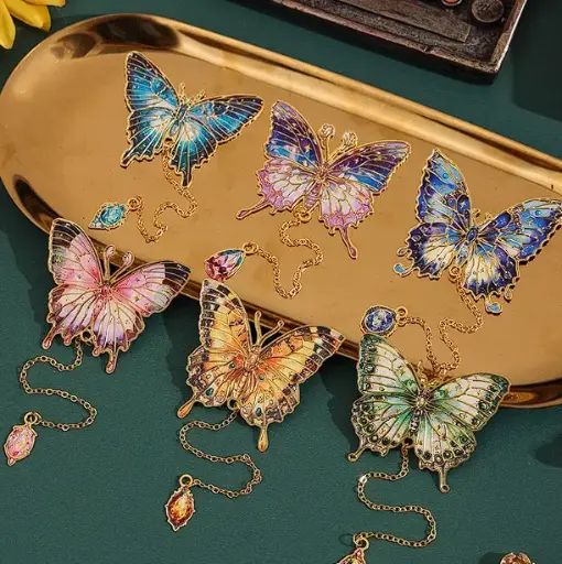 Marca páginas de mariposas